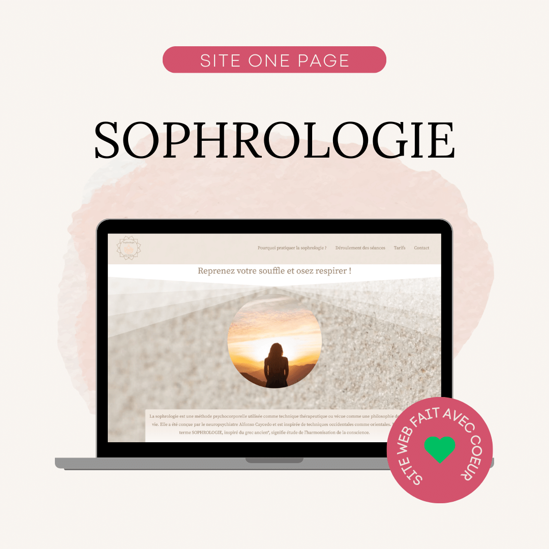 Site one page de sophrologie